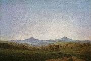 Caspar David Friedrich Bohmische Landschaft mit dem Milleschauer Spain oil painting artist